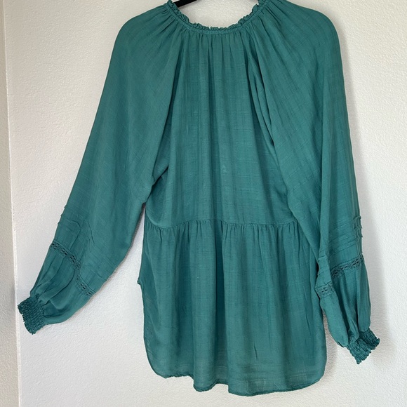 32.KNOX ROSE Women’s V Neck Top Blouse, Long Sleeves.Size M - Picture 3 of 15